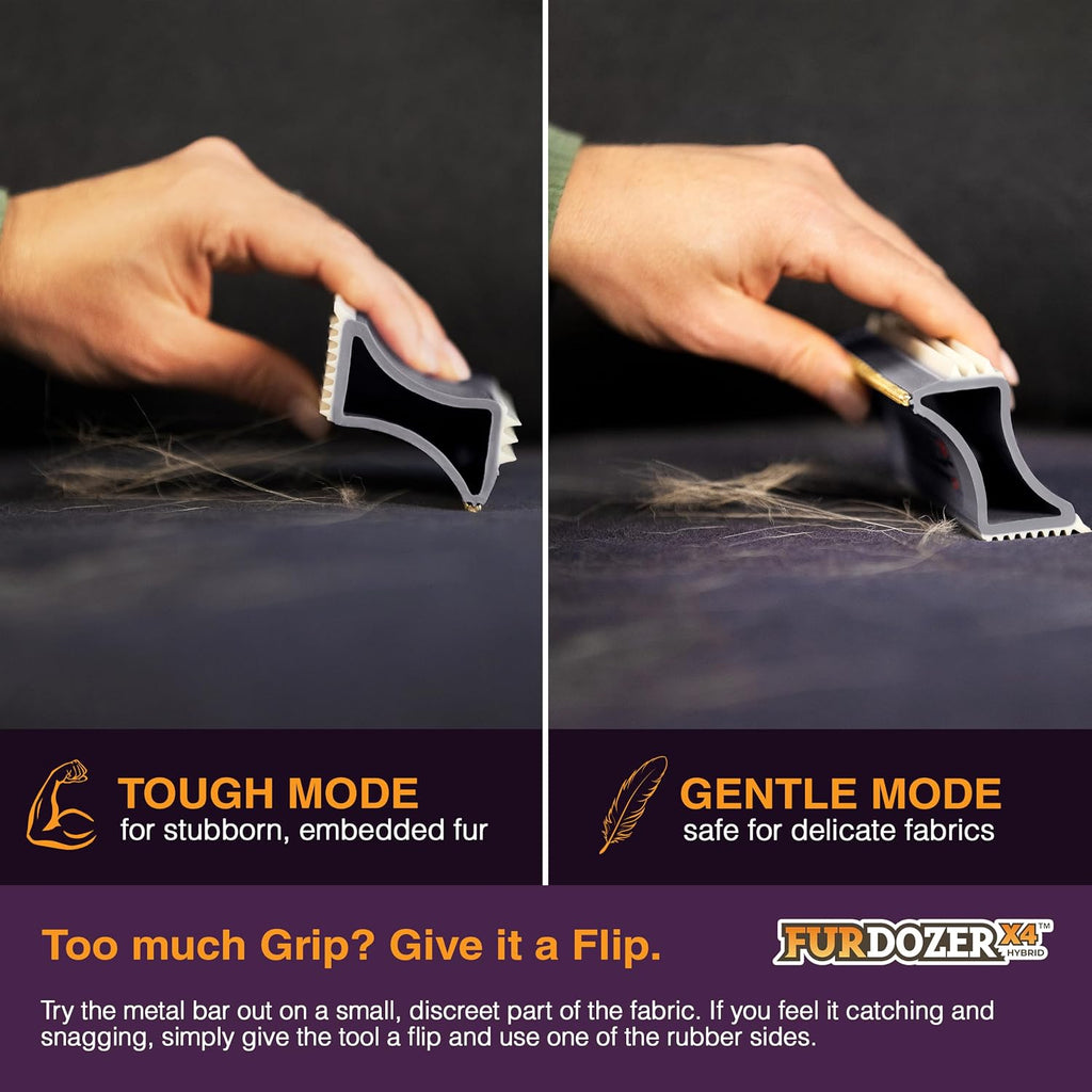 Neater Pet Brands FurDozer X4 Hybrid Pet Hair Remover for Furniture & Car