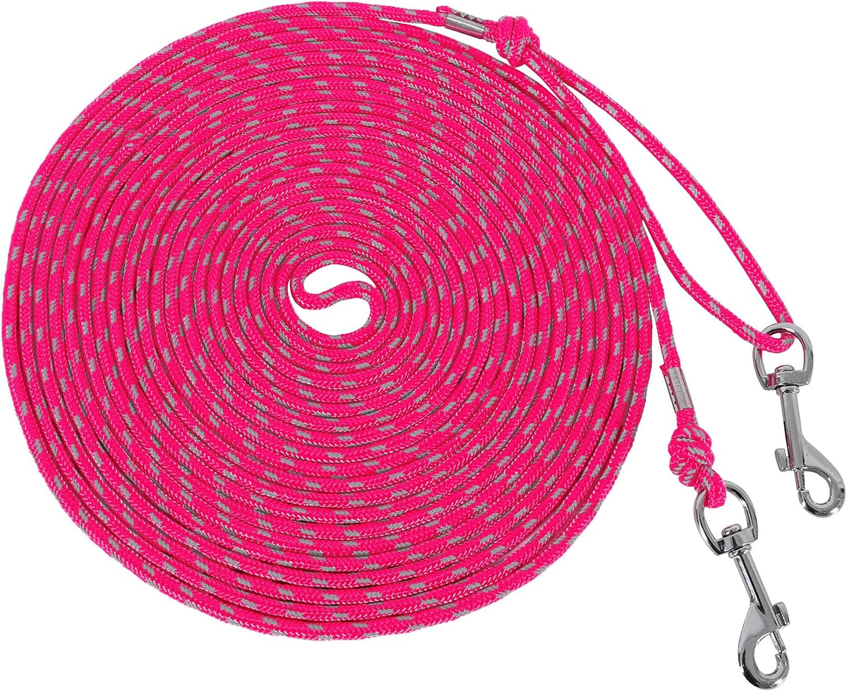 Reflective Cat Leash -50FT Cat Cable Out Escape Proof Walking Leads Yard Long Durable Safe Personalized Extender Leash T