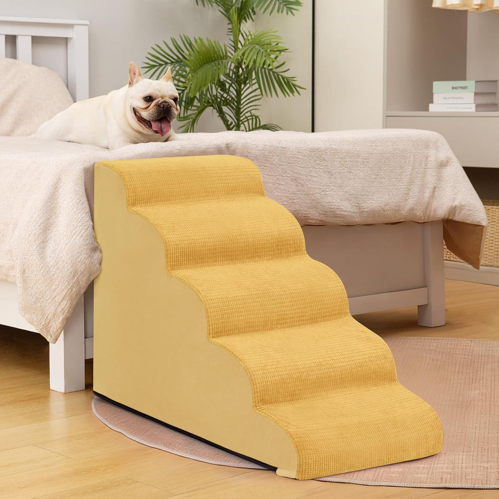 Dog Stairs for Small Dogs and Cats,3-Step Pet Ramp for Couch,Chair