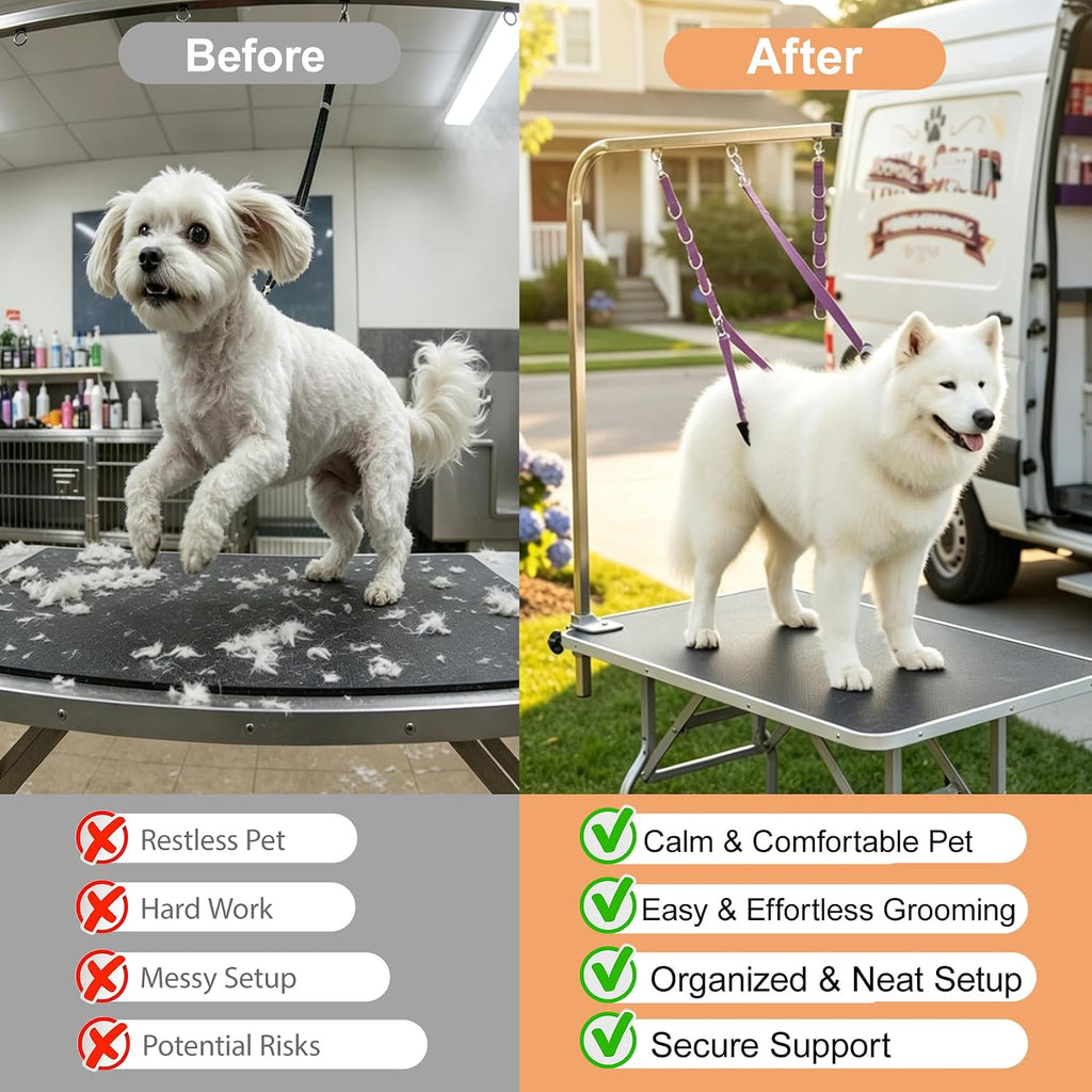 Dog Grooming Belly Band Pet Grooming Supplies 3 Sets Professional Dogs Belly Straps Pets Dogs Groomer Extension Strap Ta