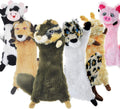 Dog Squeaky Toy No Stuffing 6 Pack, Dog Toys Crinkle for Puppy