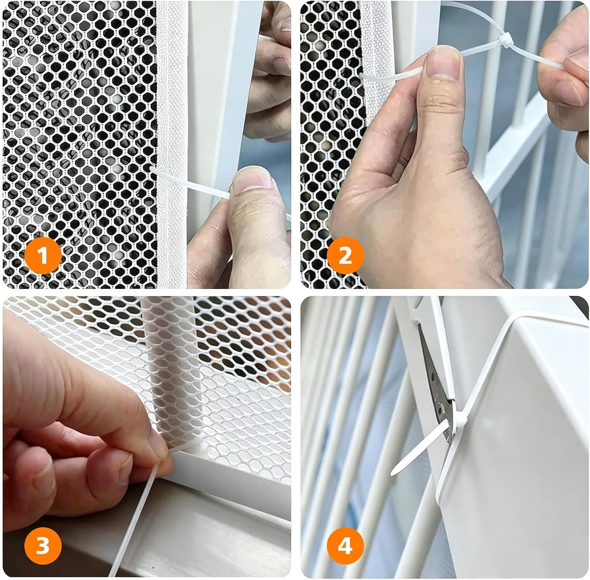 Banister Guard 15 x 3ft Balcony Net Stair Railing Cover