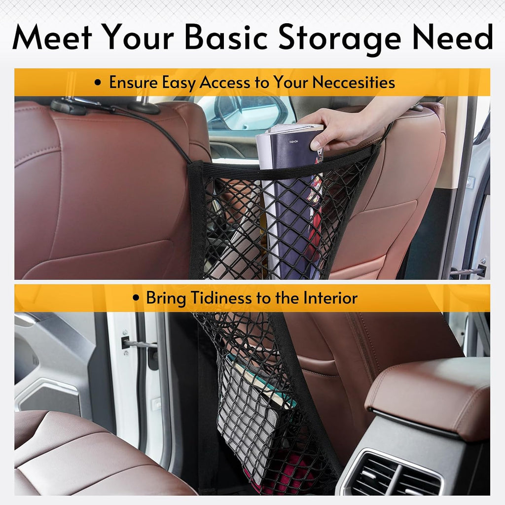 rabbitgoo Dog Car Net Barrier for SUVs, Car Divider, Easy to Install