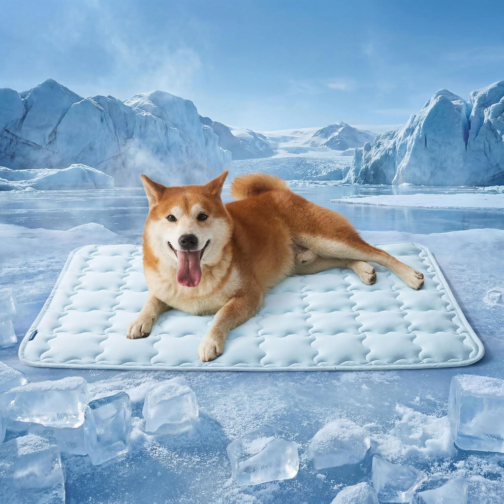 Bedsure ArcticMax™ Cooling Mat for Large Dogs,Q-Max>0.5 Chill Fiber,41In