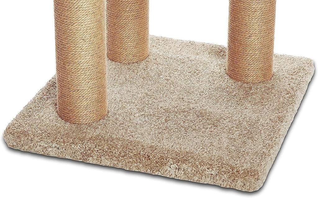 Amazon Basics Cat Tree Tower - Multi-Level Climbing Activity Center for Indoor Cats & Kittens with Scratching Posts, Pla