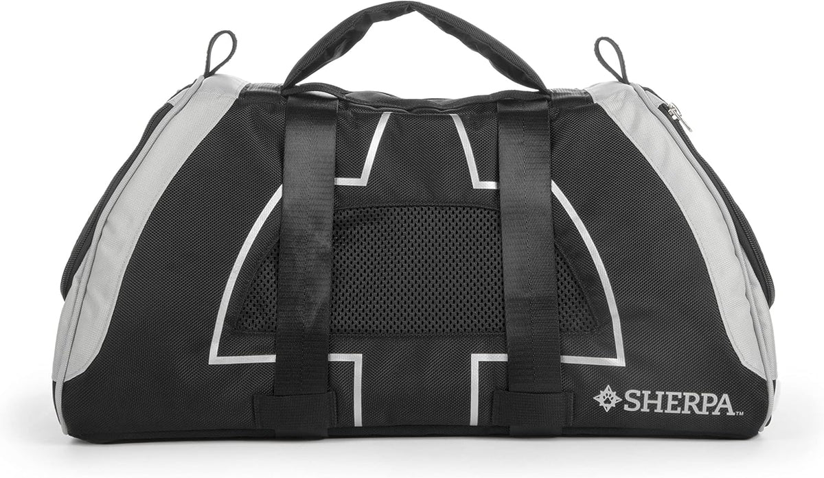 Sherpa Delta Airlines Travel Pet Carrier, Airline Approved & Guaranteed On Board - Black, Medium