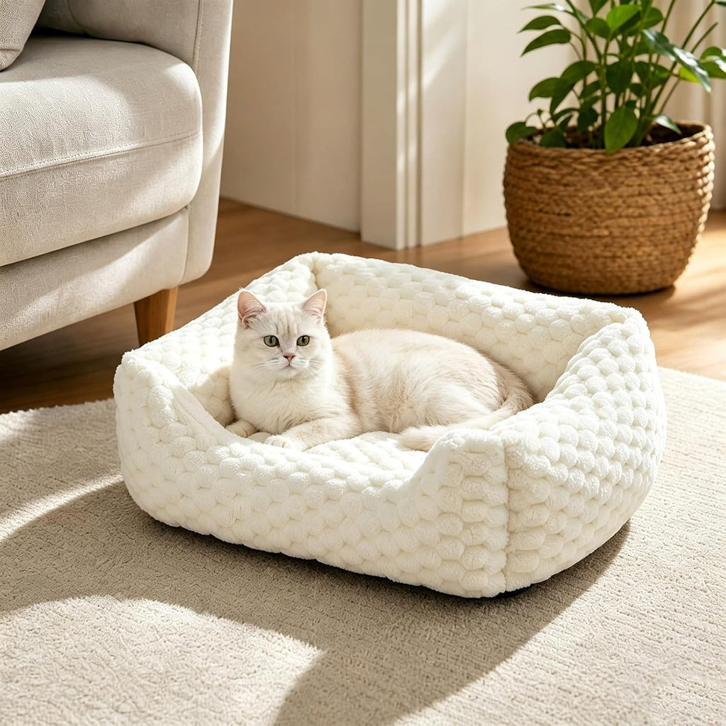 Cat Couch, Soft Pets Bed, Fluffy Cat Sofa, cama para Gatos, Gray