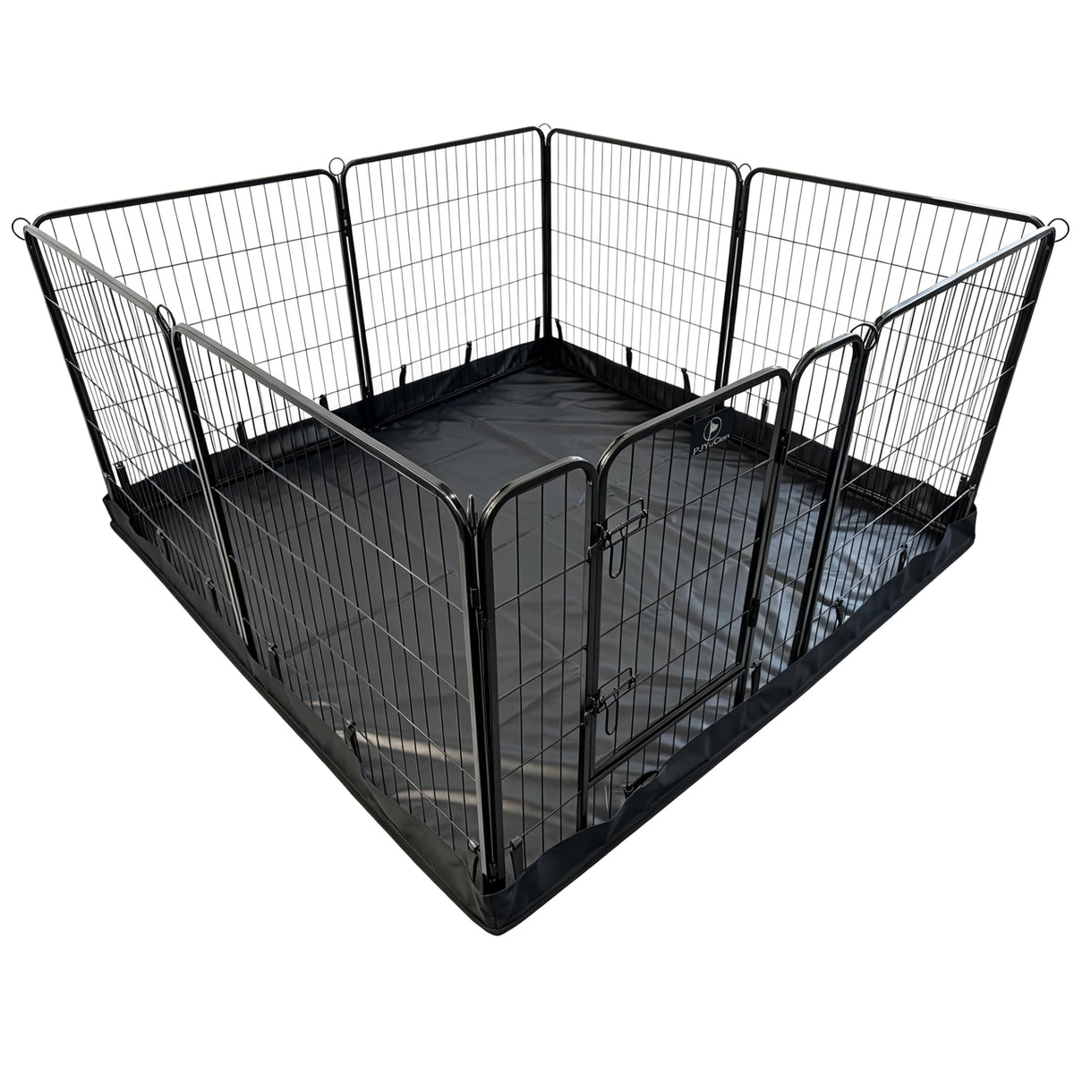 PJYuCien Puppy Playpen Plus Storage Bag with Bottom, 8 Panels 31.3" H