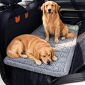 54"x25" Soft Dog Seat Cover Backseat Bed Mat Non-Slip Waterproof (Grey)