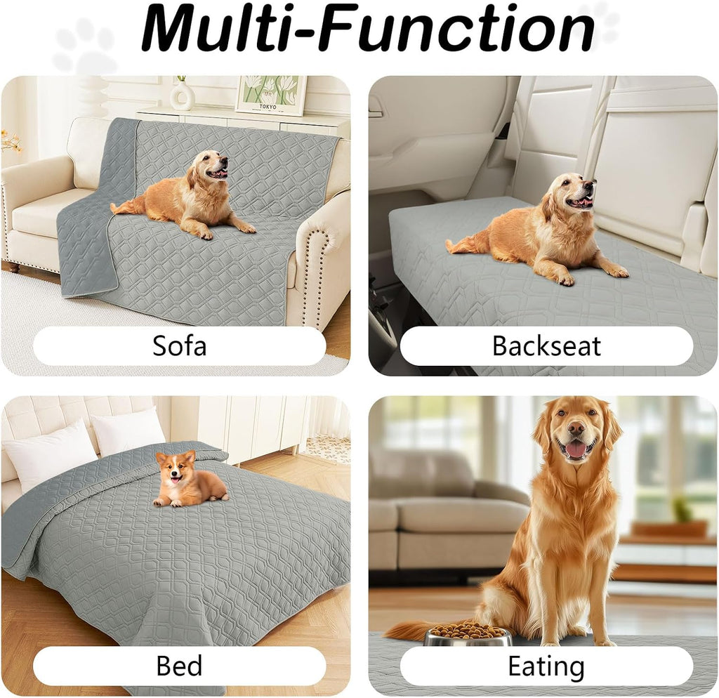 Waterproof Dog Bed Blanket - Soft Pet Blanket & Sofa Cover for Dogs