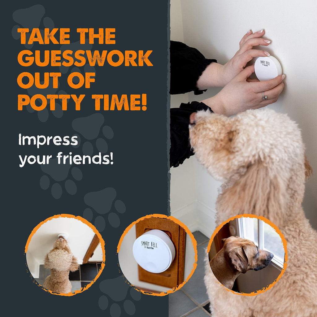 Mighty Paw Smart Bell 2.0 Dog Door Bell for Potty Training Dogs & Puppies