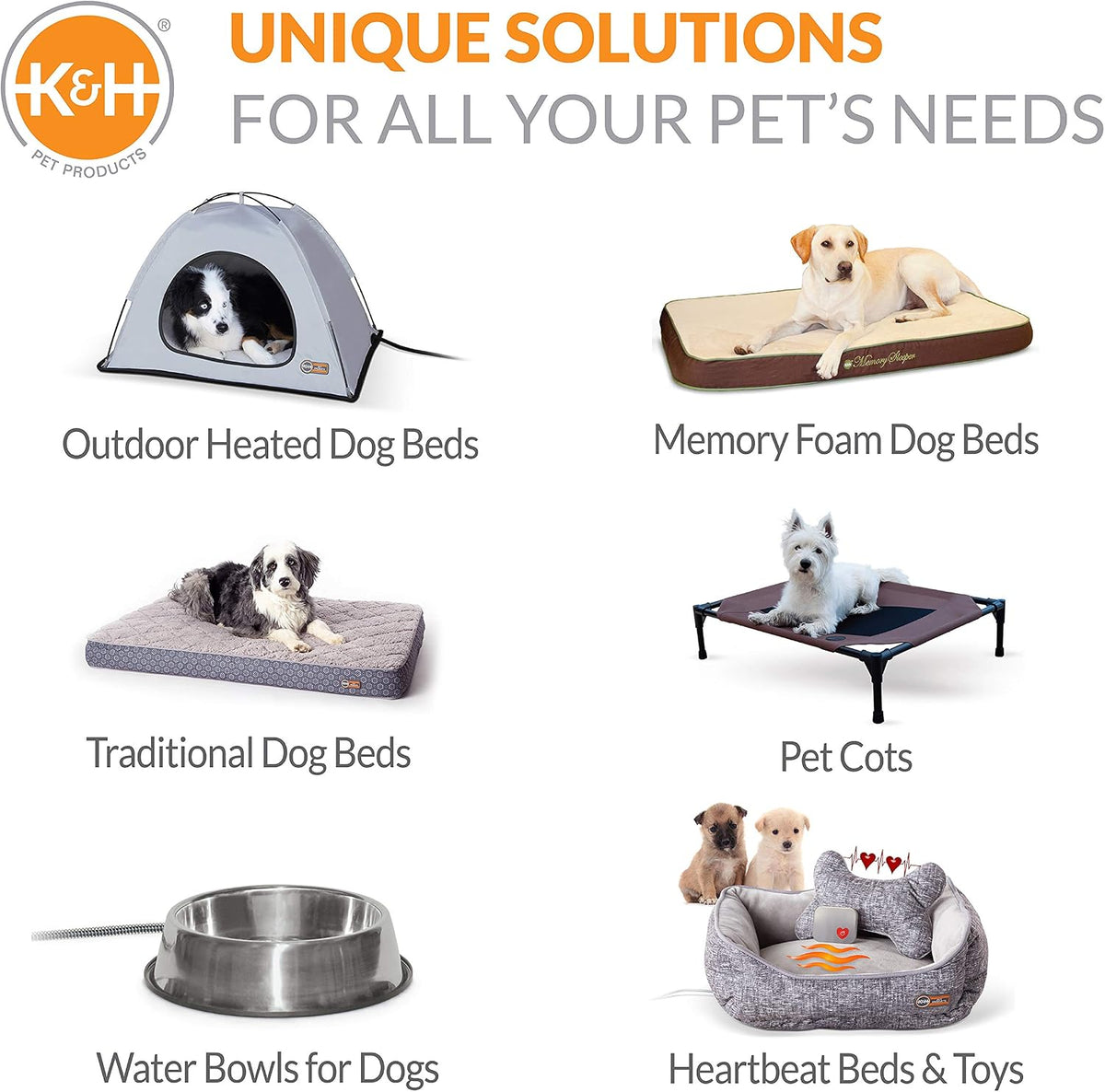 K&H PET PRODUCTS Self-Warming Crate Pad Gray Small 20 X 25 Inches