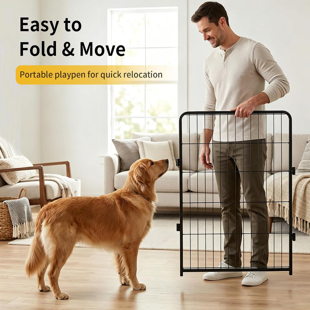 Dog Fence for RV Camping/Yard/Garden, 32" H, 16 Panels