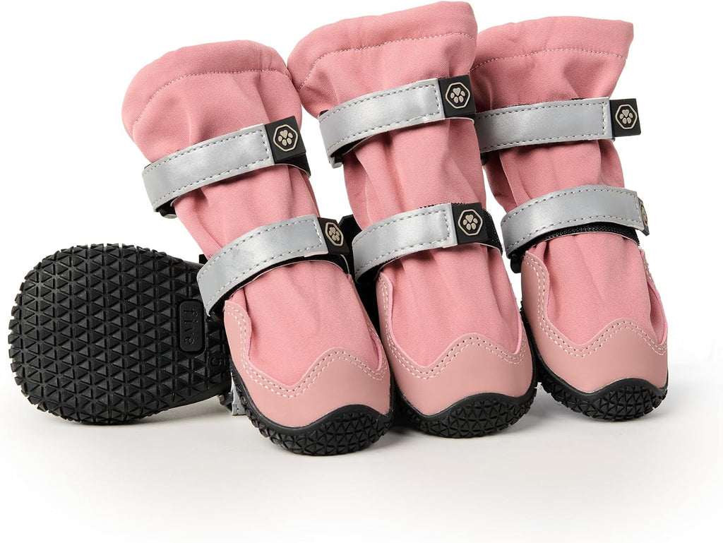 Spark Paws Dog Winter Boots, Waterproof Snow Booties, Small Large Dogs