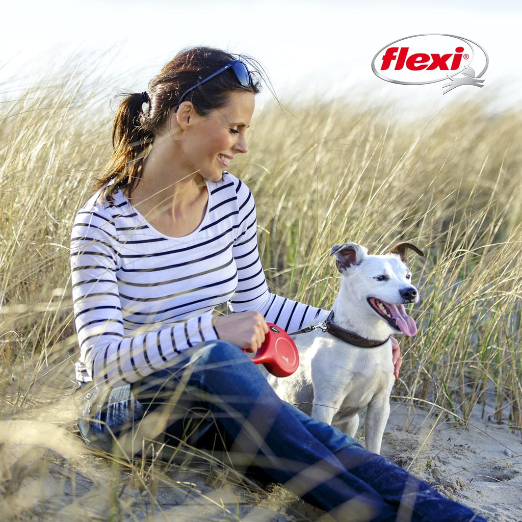 FLEXI® Classic Tape Retractable Dog Leash, Large, 26 ft - Black