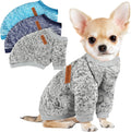 3 Pack Dog Sweaters for Small Dogs Girl Boy Winter Fleece Clothes Warm Soft Dog Sweatshirt Outfit for Dogs Cats Pet Appa
