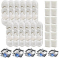 12+12Pcs Dog Fountain Filters Compatible with DeftPet Dog Water Fountain