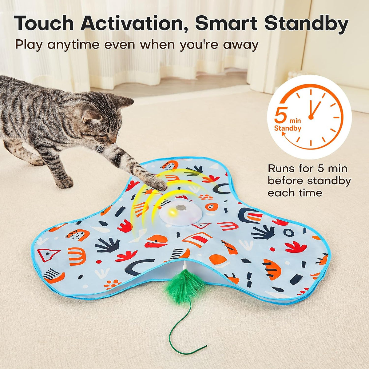 Potaroma Hide and Seek Interactive Cat Toys