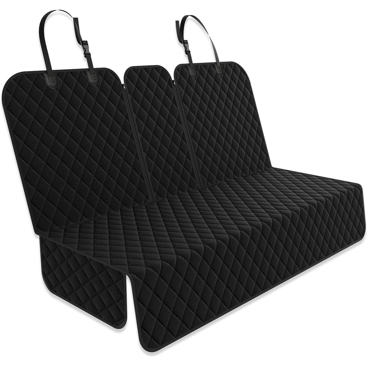 Yonktoo Dog Car Seat Cover for Back Seat, 60/40 Split Bench