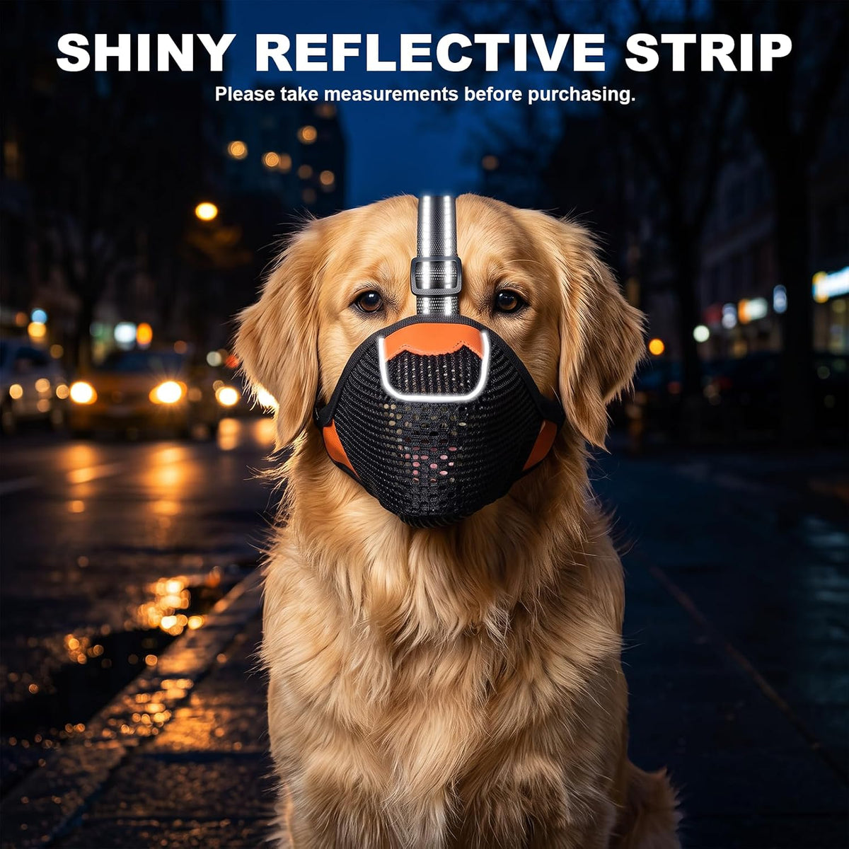 Soft Mesh Dog Muzzle, Adjustable Breathable for Small Medium Large Dogs