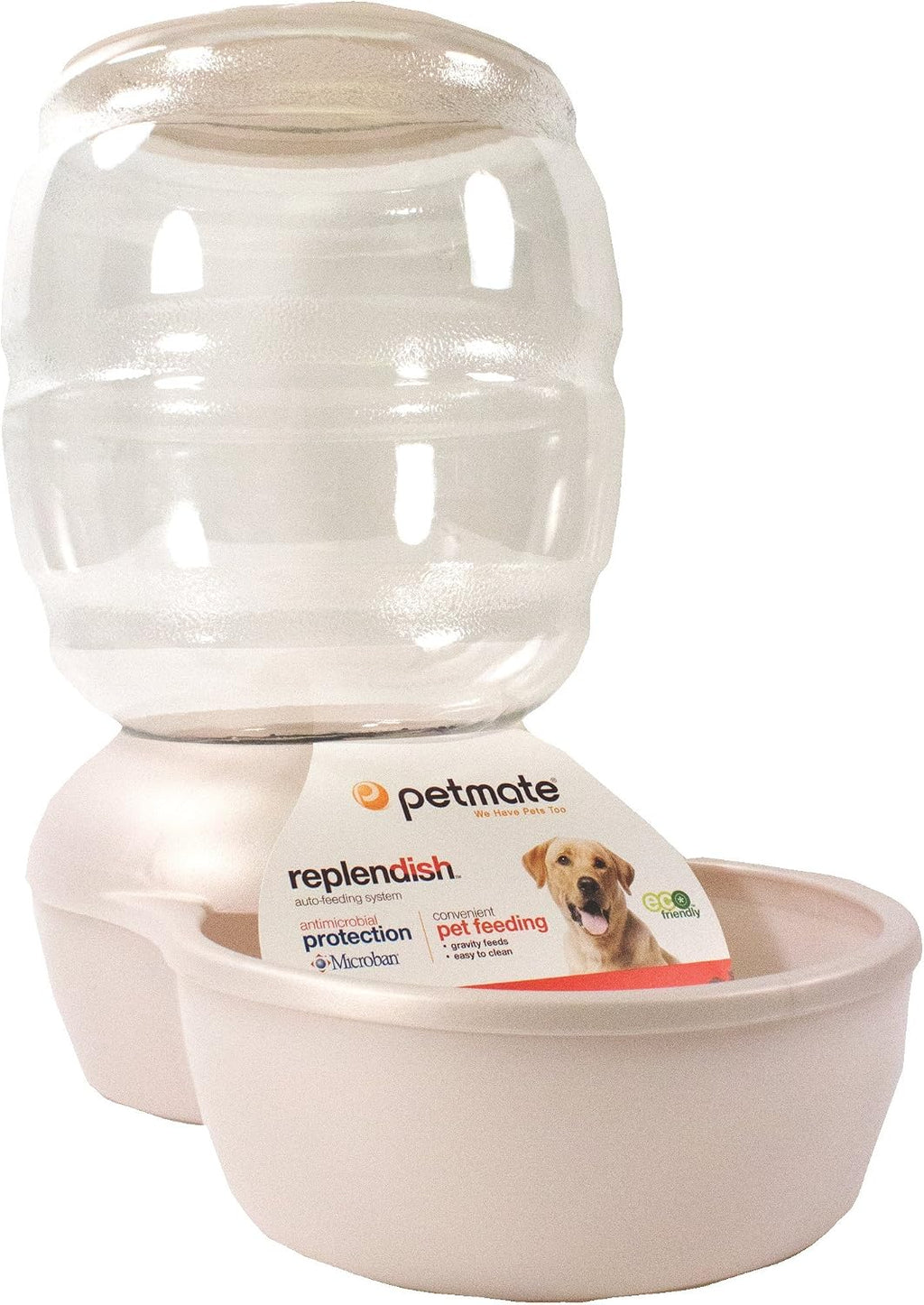 Petmate Replendish Gravity Feeder with Microban, Pearl Peacock Blue, 2lbs