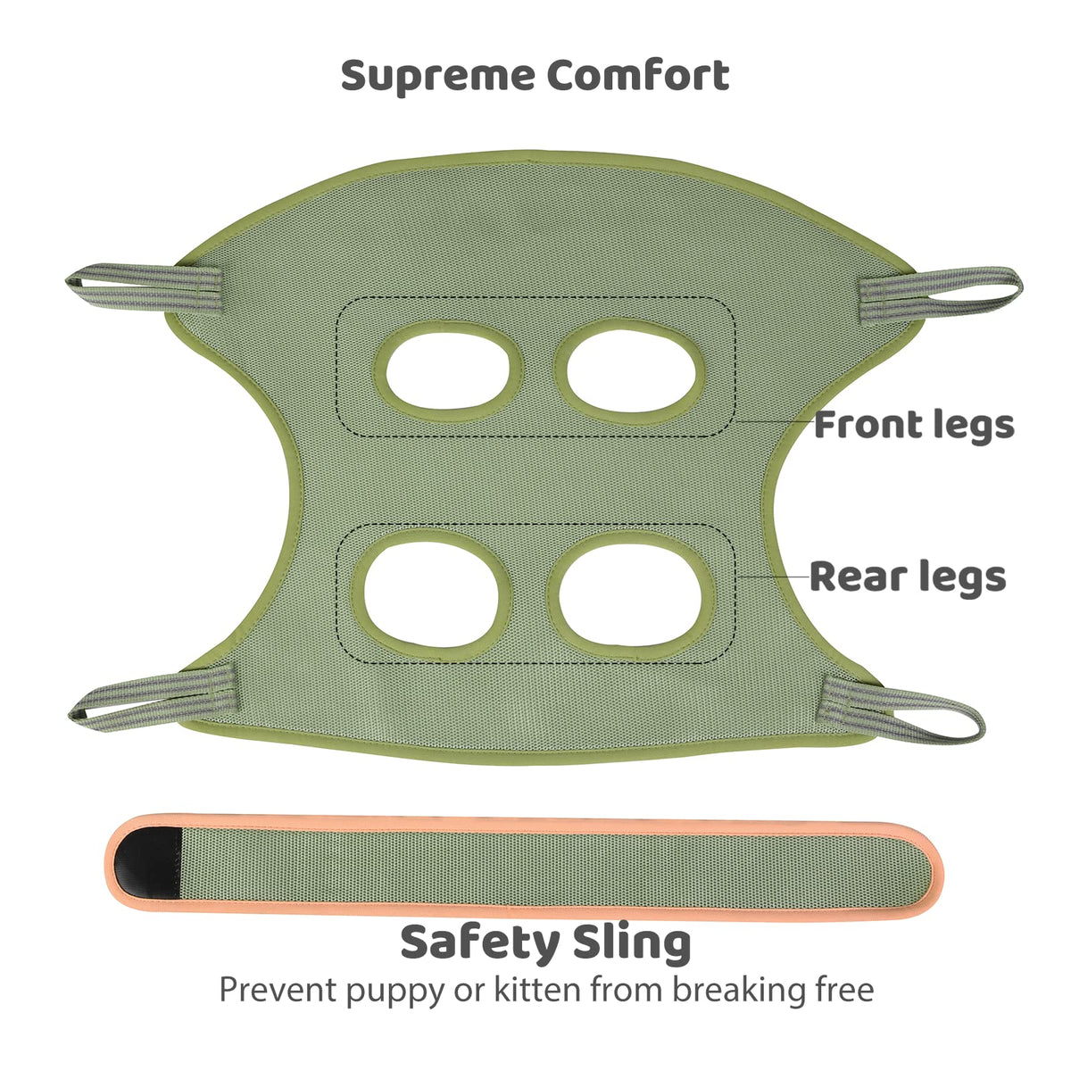 Guzekier Cat Grooming Hammock Harness for Cats, Cat Nail Clipper