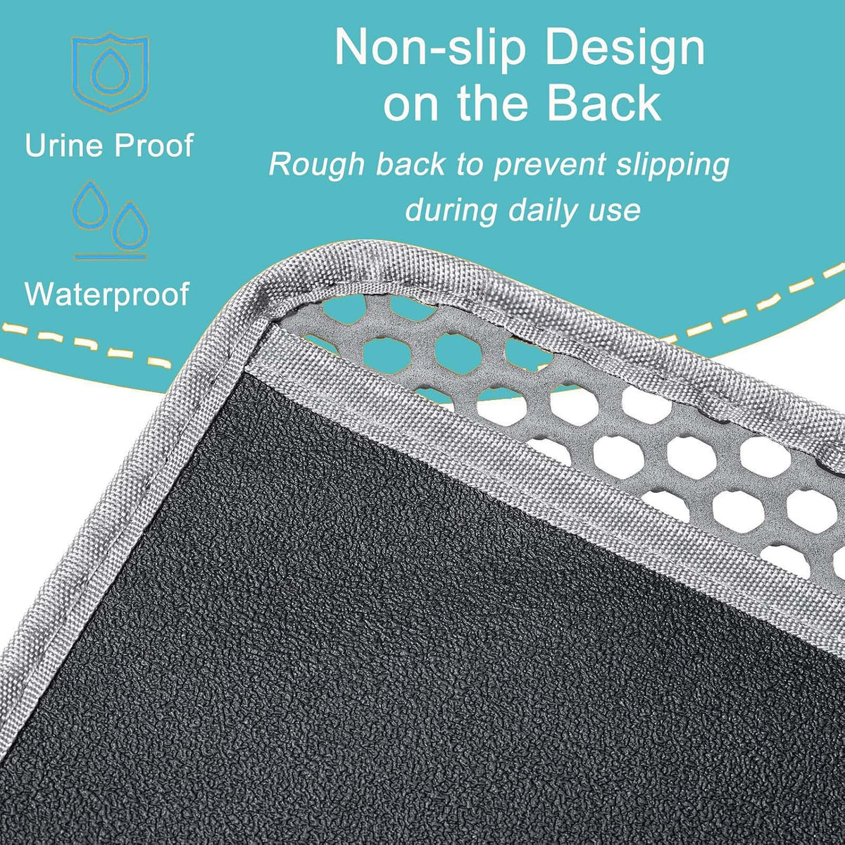 Cat Litter Mat Large, 35x25 In Cat Litter Trapping Mat, Scatter Control