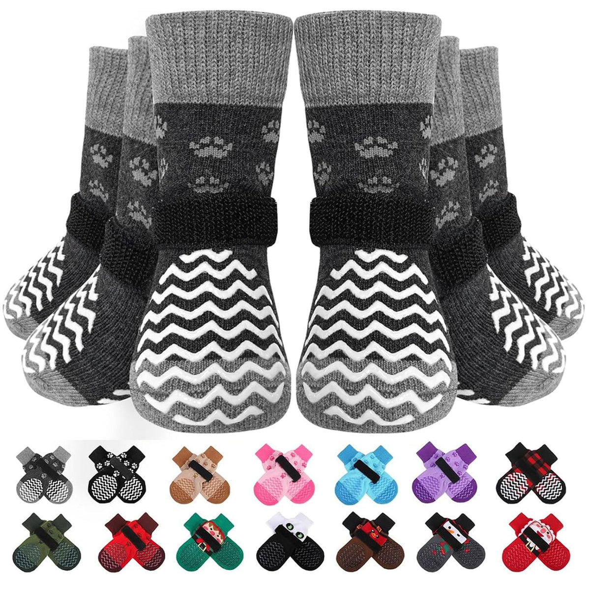 EXPAWLORER Anti Slip Dog Socks to Prevent Licking Paws for Hot Pavement