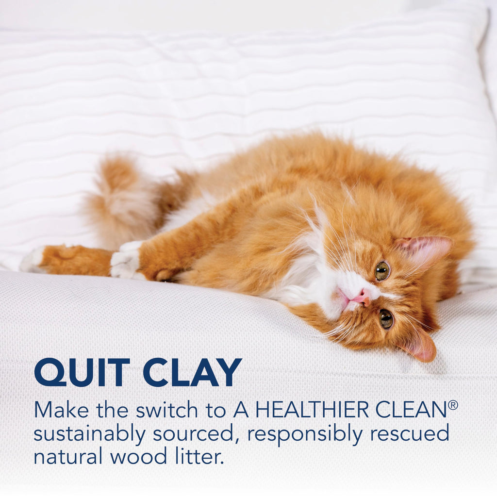 ökocat Low Tracking Natural Wood Clumping Cat Litter, Odor Control 21.5 Lbs