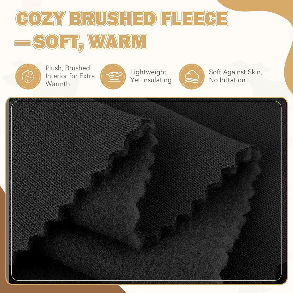 5XL Dog Sweaters for Large Dogs,Extra-Large Dog Hoodie,Security Warm Brushed Fleece Sweatshirt with Hood & Pocket,Leash 
