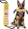 Dog Bite Tug Toy, 12"x3.2", Durable Pull Toy with 2 Soft & Strong Handles
