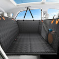 Dog Car Seat Cover for Back Seat, Hard Bottom Back Seat Extender for Dog