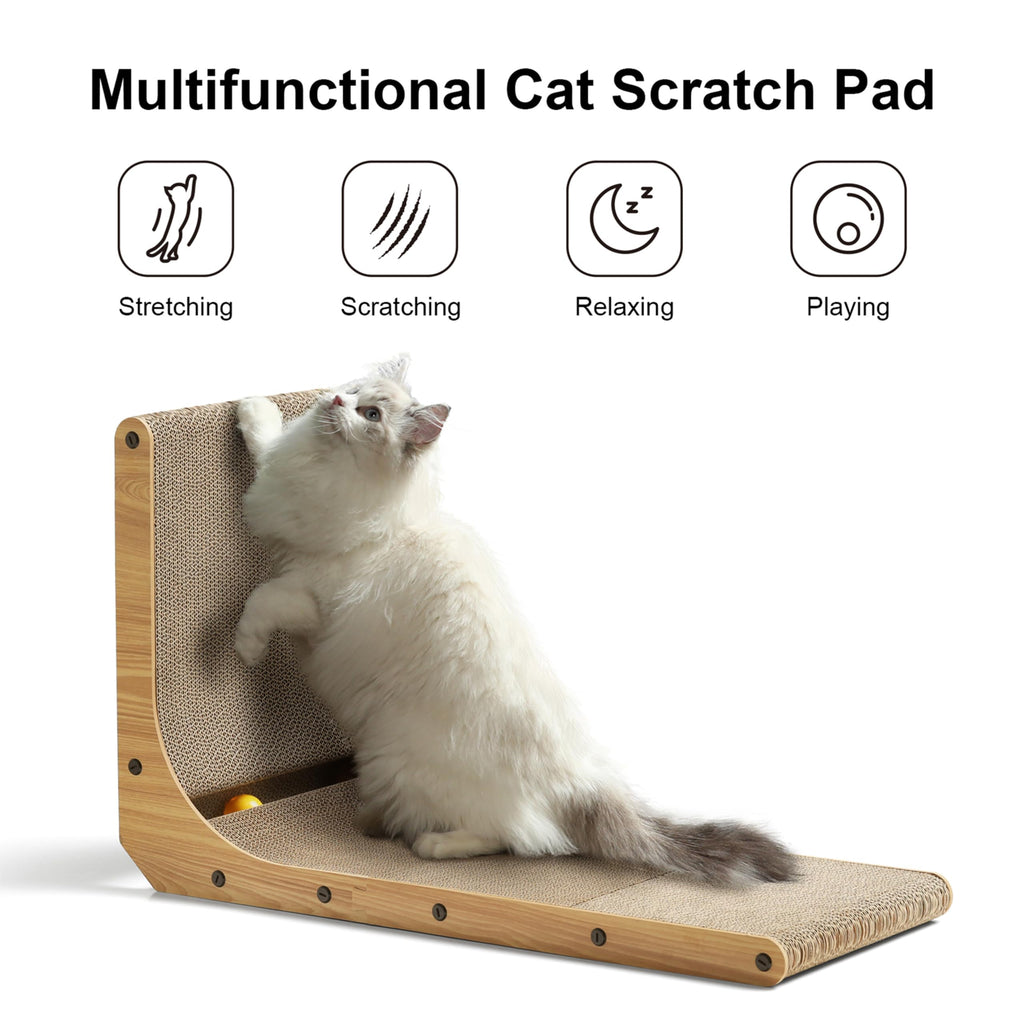 Pawfinch Indoor Cat Play Kit – Wands, Track Tower, Catnip & Scratcher