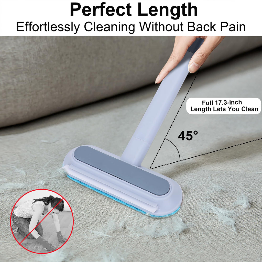Pet Hair Remover for Furniture-17.3" Reusable Lint Brush for Dog & Cat Hair