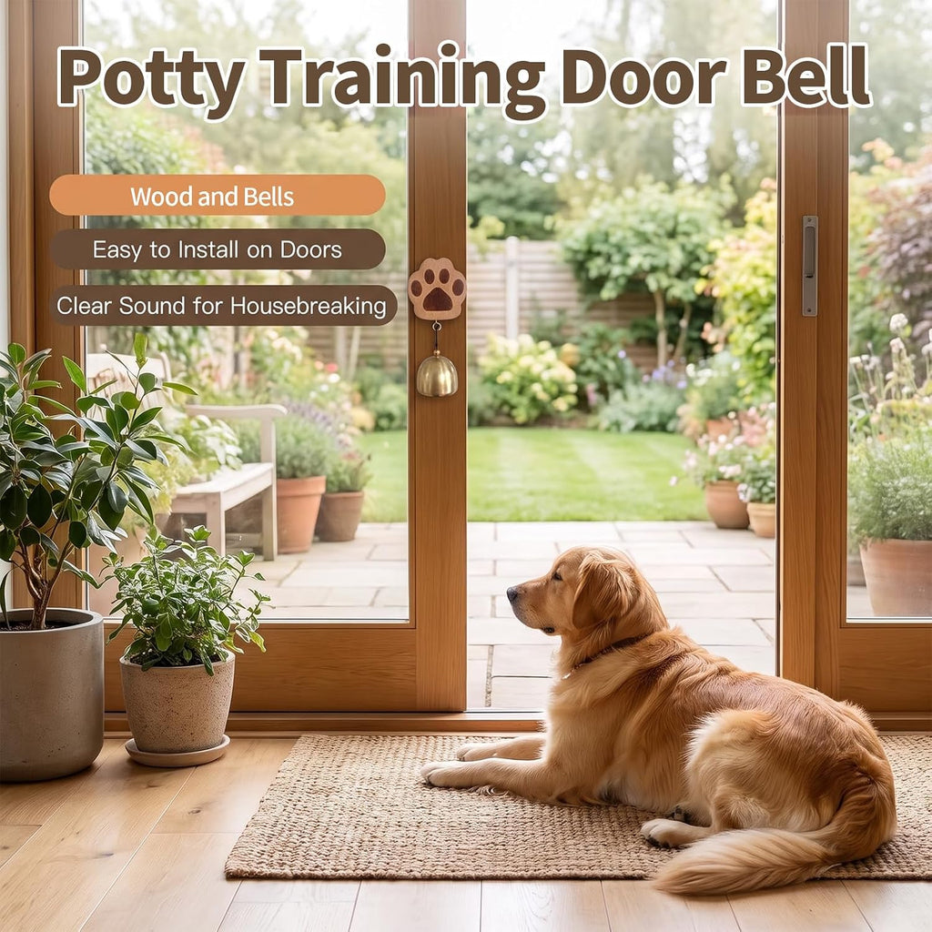 2 Pcs Dog Door Bell, Potty Training Bells for Puppies