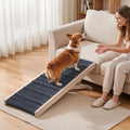 VEVOR Dog Ramp for Bed 13.8"-21.5" 4 Adjustable Height Foldable Pet Ramp