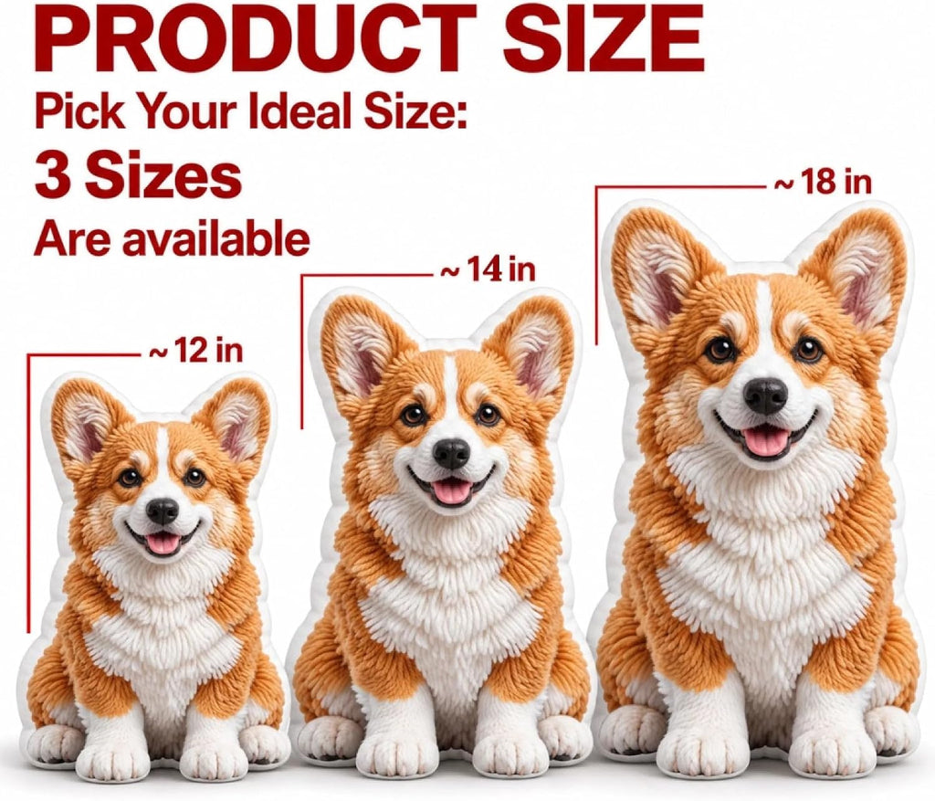Wrappiness Custom Photo Pet Pillows For Dogs, Pet Lovers Gift Decor Sofa