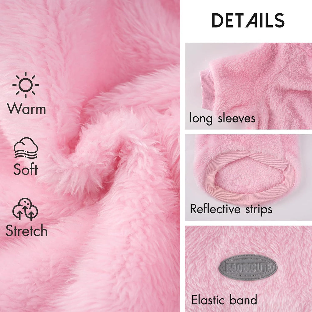 3 Pack Dog Sweater Clothes for Small Dogs Girls Boys Christmas