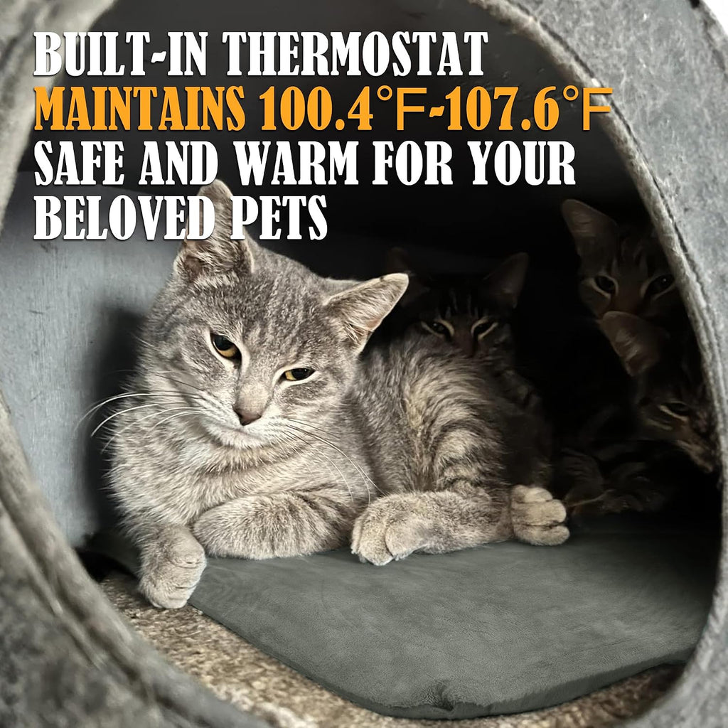 PETNF Outdoor Pet Heating Pad Auto Thermostat Cats & Dogs