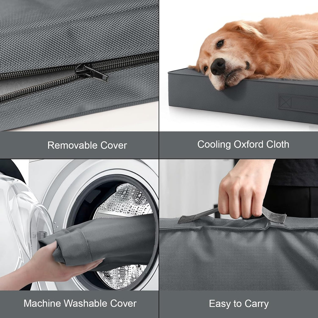 Outdoor Waterproof Orthopedic Dog Bed for Large Dogs