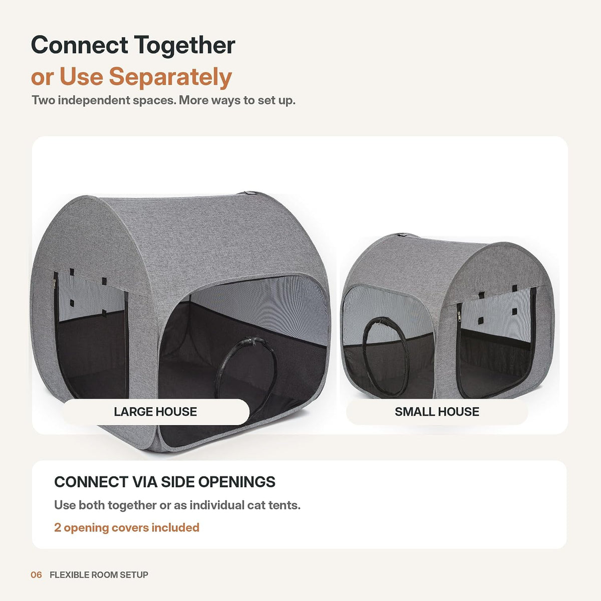 Portable Cat Playpen, Delivery Room, Enclosure, Postoperative Recovery, House Design for Better Standing, Foldable Pet T