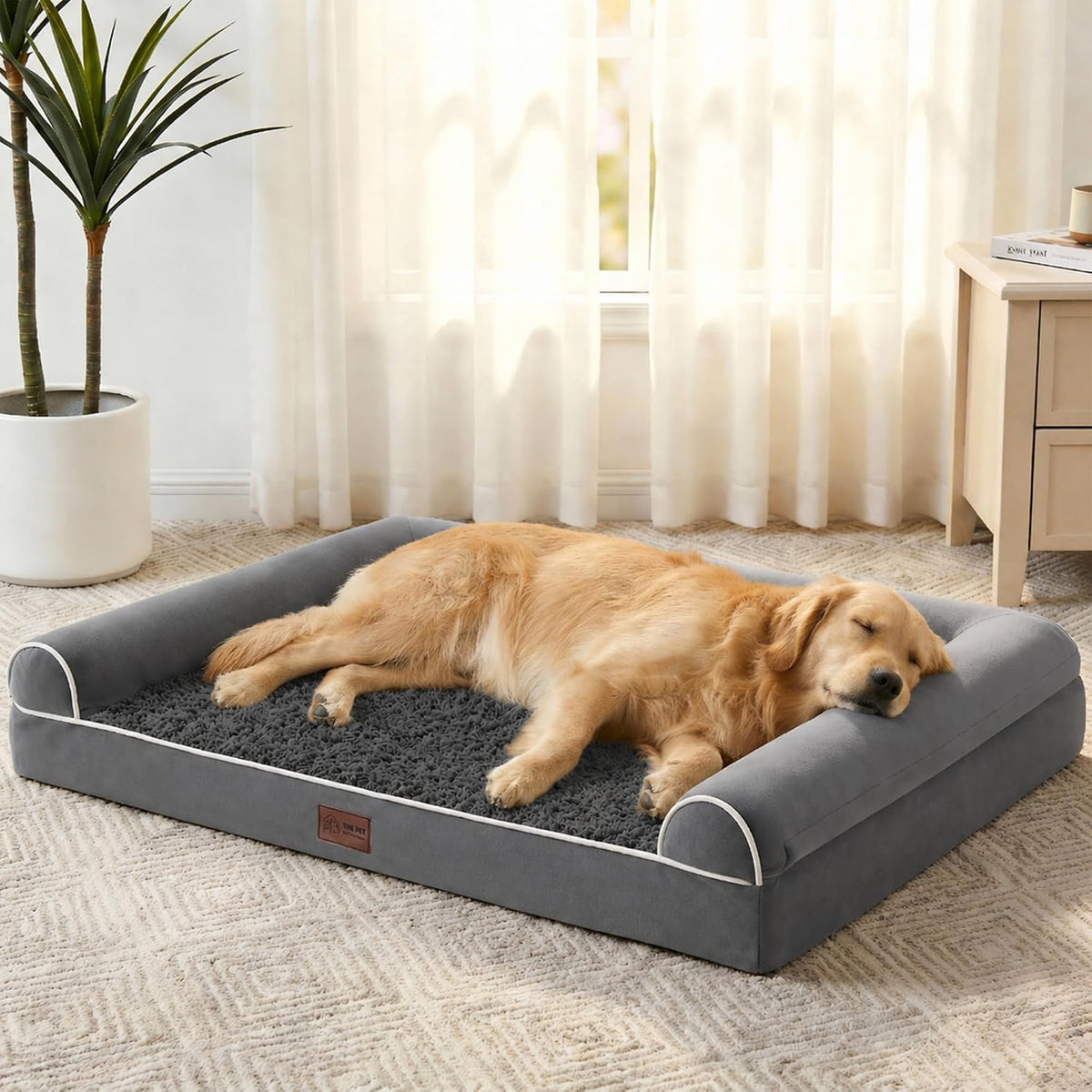 WESTERN HOME Orthopedic Dog Bed Washable Couch for Large Senior Dog 36"