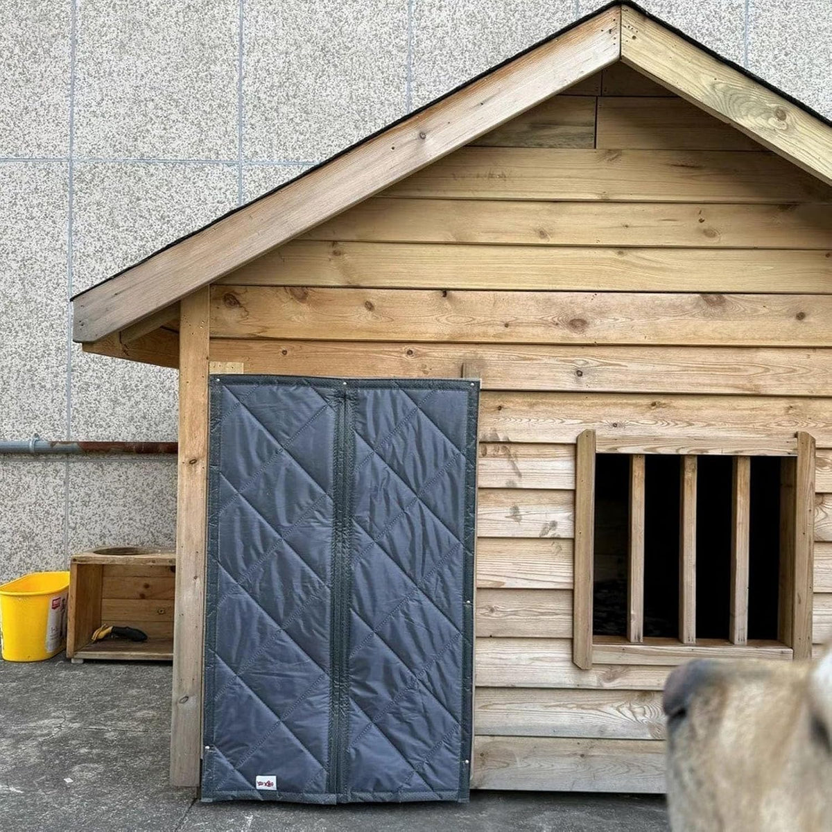 Pet Shelter Door Curtain Winter Warm Cotton Cover for Dog House and Cat
