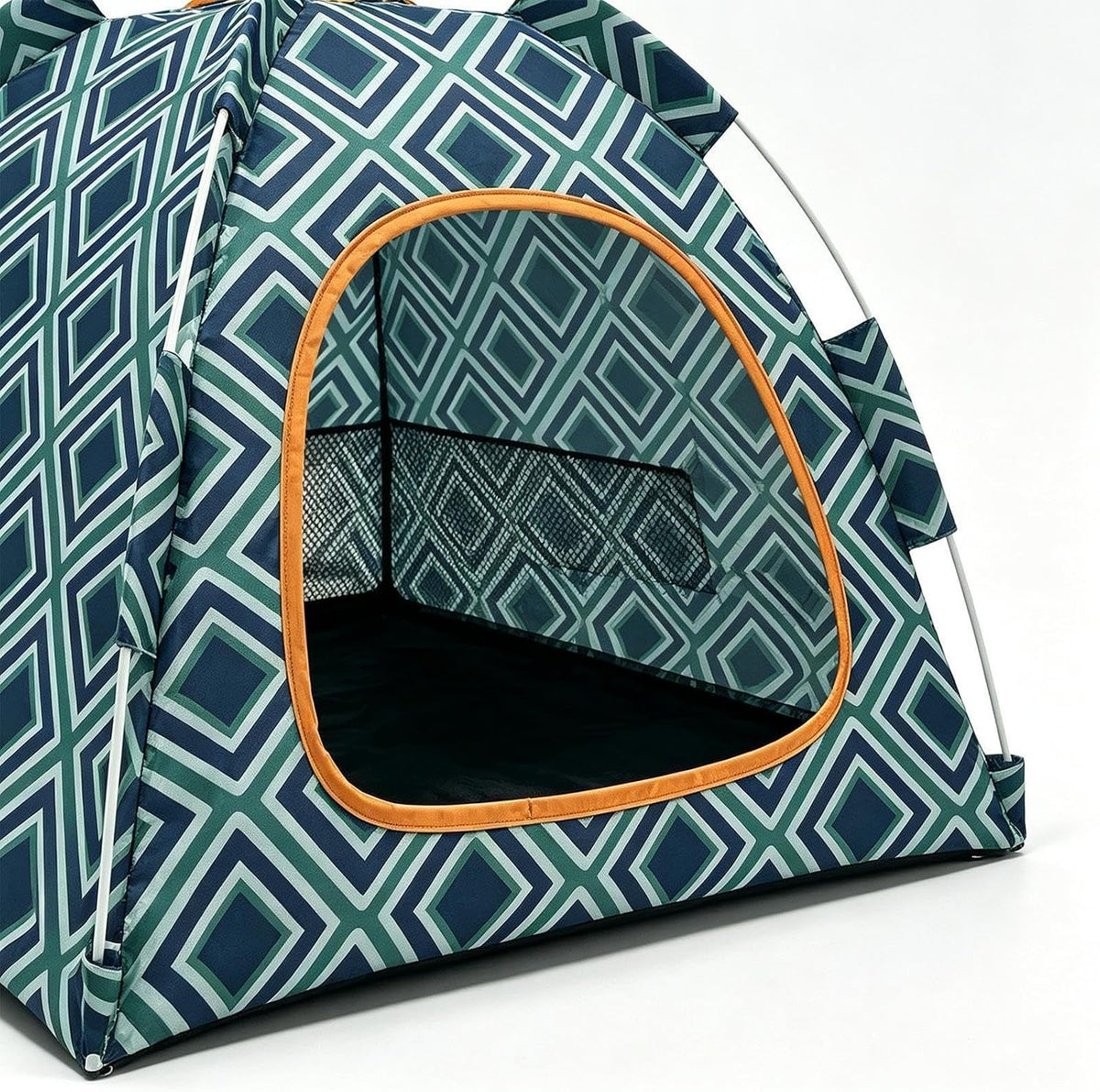 Portable Pet Tent 40x40x35cm Breathable Enclosed Cat House for Indoor