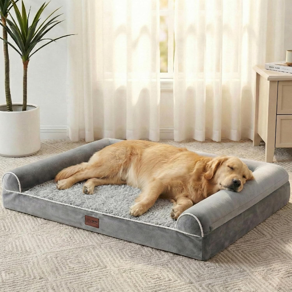 WESTERN HOME Orthopedic Dog Bed Washable Couch for Large Senior Dog 36"