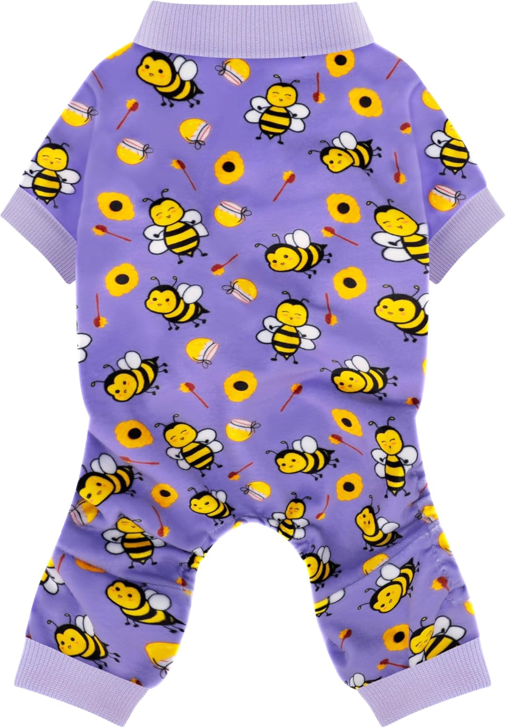 Dog Pajamas Onesie: Comfortable Four-Legged Apparel for Small, Medium, & Large Dogs, Polyester Material for Comfort, Wri