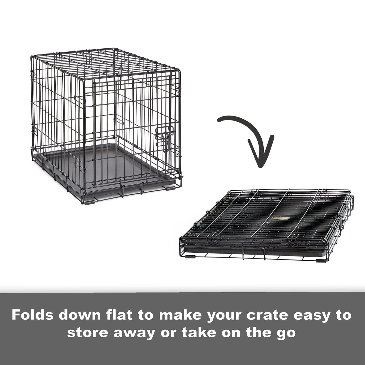 New World by Midwest 48-Inch Single Door Crate, XL Breeds, 90-110 lbs