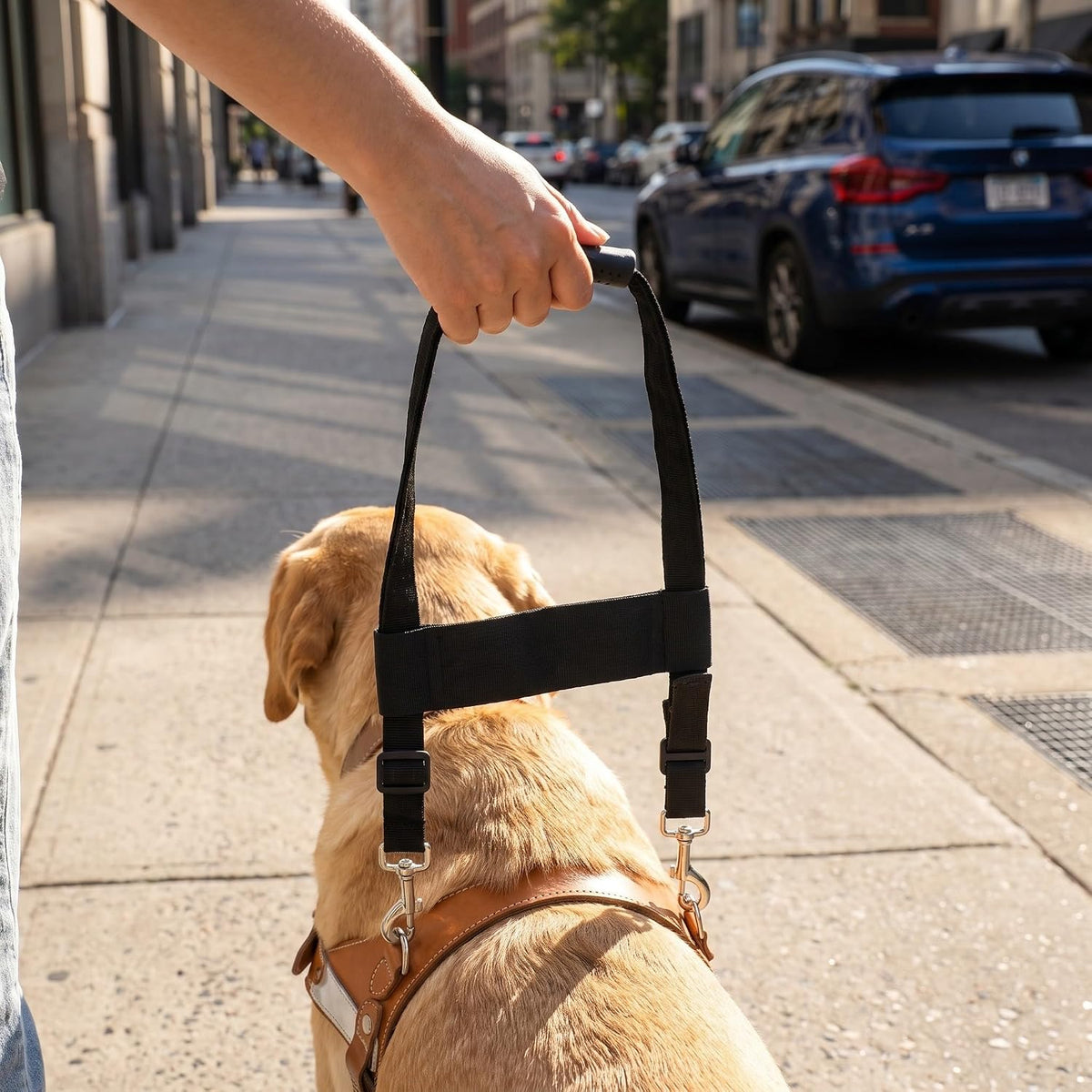 Bridge Handle for Harness, Service Dog Walking Handle with Non-Slip Grip