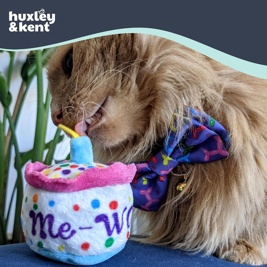 Huxley & Kent Plush Cat Toy - Interactive Catnip Toy for Cats & Kittens - Soft with Crinkle & Catnip - Fun Indoor Play -