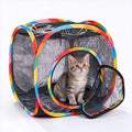 Outdoor Cat Tent and Cat Cube, Portable Mesh Enclosure for Indoor Cats